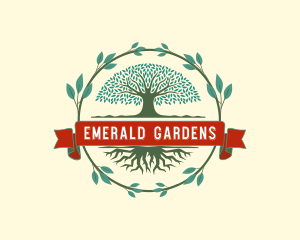 Natural Tree Garden logo design