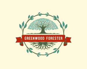 Natural Tree Garden logo design