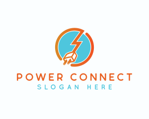 Plug - Plug Electricity Lightning logo design