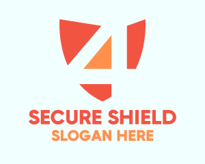 Guard - Security Shield Four logo design