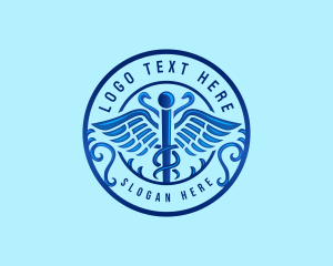 Ambrosia - Caduceus Health Hospital logo design