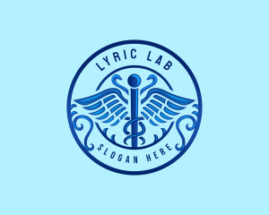 Caduceus Health Hospital logo design