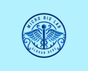 Caduceus Health Hospital logo design