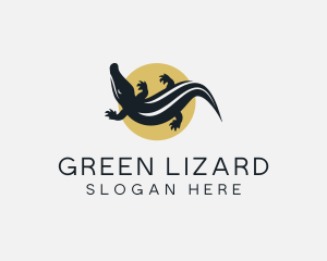 Iguana - Wild Iguana Lizard logo design