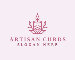 Candlelight Decor Candle logo design