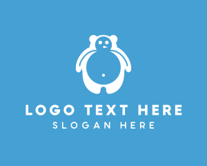Toy - Winter Polar Bear logo design