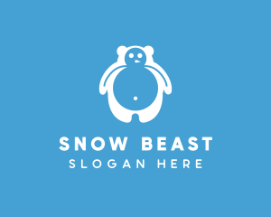 Yeti - Winter Polar Bear logo design