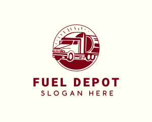 Oil Tanker Truck logo design