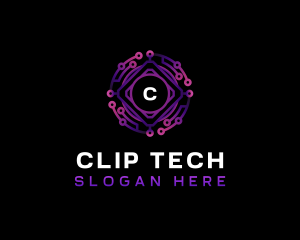 Cyber Tech Developer logo design