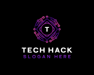 Cyber Tech Developer logo design