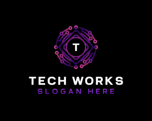 Cyber Tech Developer logo design