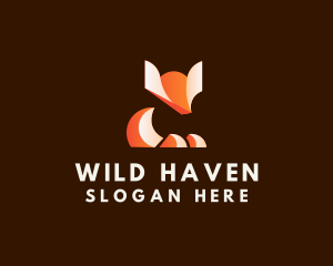 Wildlife Fox Zoo logo design