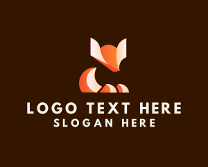 Wildlife Fox Zoo Logo