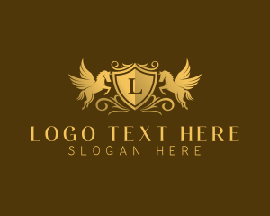Legal - Elegant Royalty Pegasus logo design