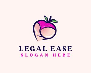 Woman - Erotic Fruit Lingerie logo design