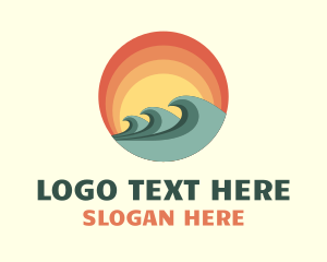 Shore - Summer Beach Wave logo design