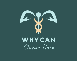 Clinic Physician Caduceus Logo