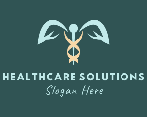 Physician - Clinic Physician Caduceus logo design