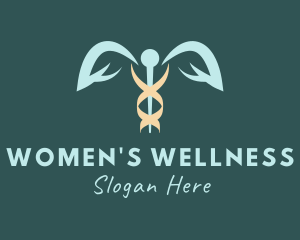 Gynecologist - Clinic Physician Caduceus logo design