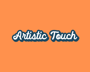 Retro Cursive Comic logo design