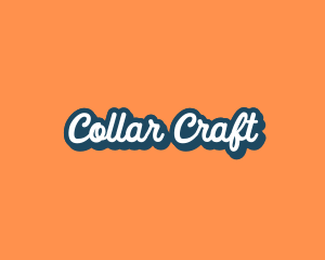 Retro Cursive Comic logo design