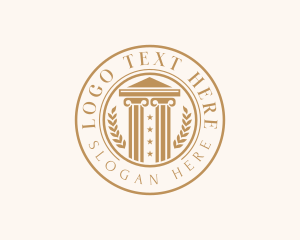 Scale - Legal Court Lawyer logo design