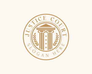 Court - Legal Court Lawyer logo design