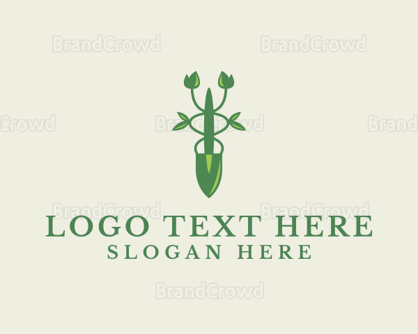 Garden Trowel Landscaping Logo
