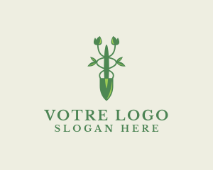 Leaves - Garden Trowel Landscaping logo design