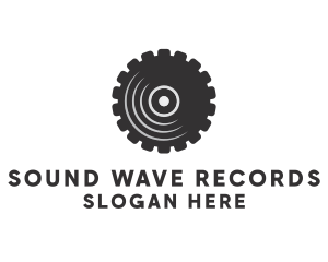 Record - Industrial Gear Records logo design