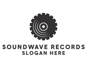 Record - Industrial Gear Records logo design