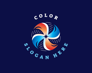 Cold - Industrial Fan Air logo design