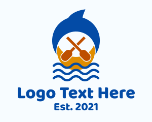 Fish - Ocean Rowing Adventure logo design