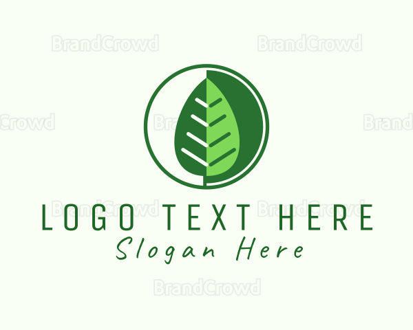 Modern Leaf Vegetarian Logo