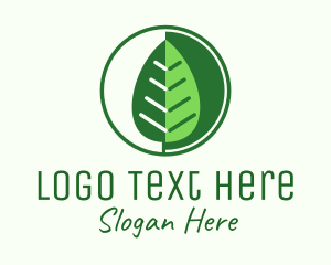 Vegetarian - Green Leaf Vegetarian logo design