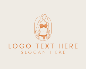 Lingerie - Bikini Lingerie Woman logo design