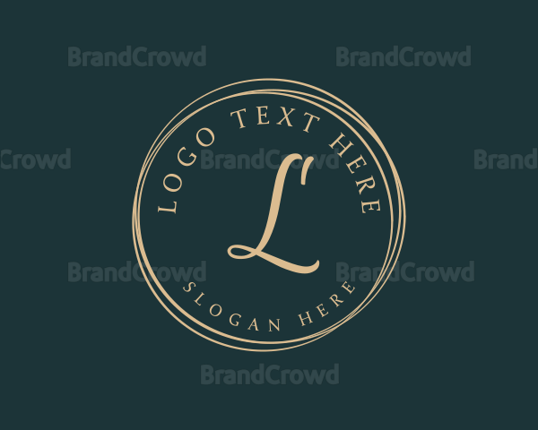 Luxurious Beauty Shop Logo
