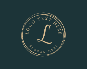 Calligraphy - Luxurious Beauty Shop logo design