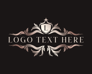 Elegant - Decorative Shield Crest logo design