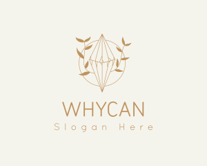 Sophisticated - Feminine Floral Crystal logo design