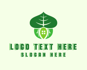 Leaf House Property  logo design