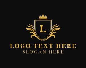 Luxury - Fashion Crown Shield logo design