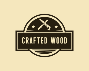 Joinery - Chisel Handsaw Carpentry logo design