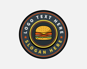 Cheeseburger - Fast Food Burger Restaurant logo design