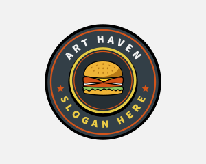 Fast Food Burger Restaurant Logo