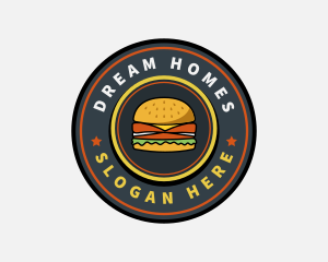 Fast Food Burger Restaurant Logo
