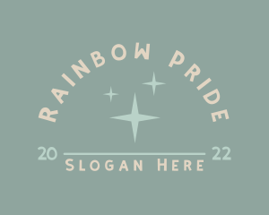 Rainbow Star Etsy Store logo design