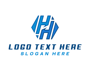 Hd - Mechanical Technology Letter H logo design