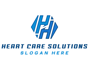 Mechanical Technology Letter H logo design