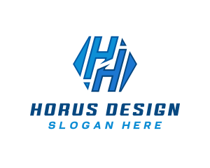 Mechanical Technology Letter H logo design